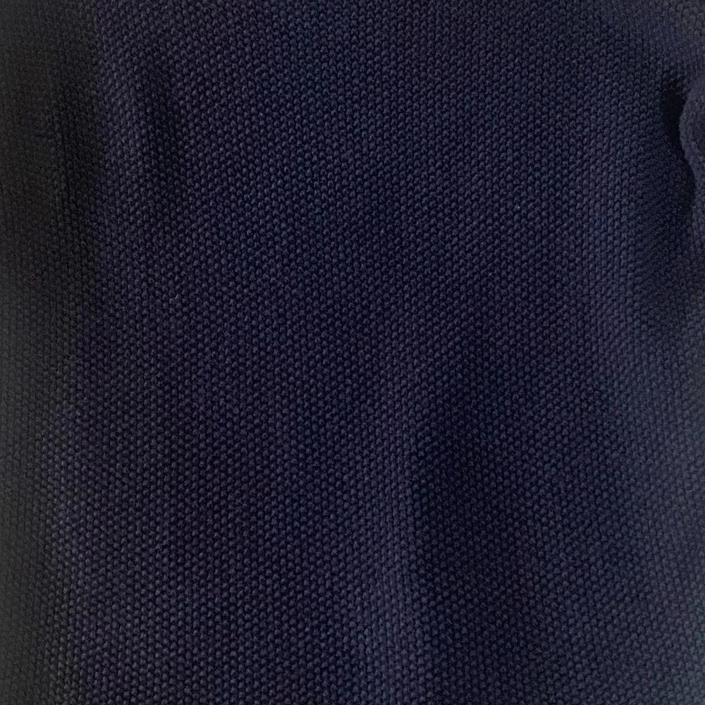 Vince Cotton Cashmere Blend Sweater Size S Navy Blue Crew Neck Relaxed Fit Chic